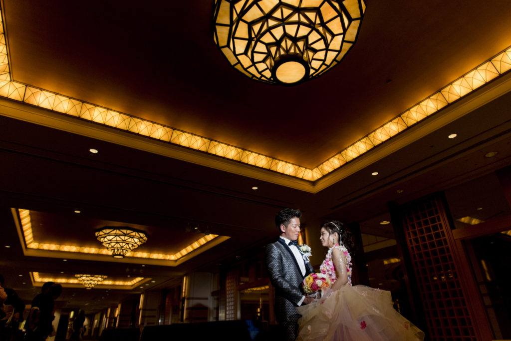 帝国ホテル大阪にて結婚式撮影 大阪 神戸 あったかい結婚写真 前撮りの撮影 U Concent